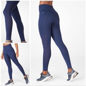 FABLETICS Sync Navy Seamless Leggings Size XS Estimated Yoga Athletic Workout